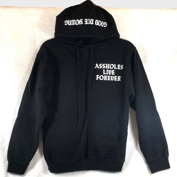 A$$HOLES LIVE FOREVER Tops - Hoodie, SM, A$$HOLES LIVE FOREVER, sweatshirt, NEW, UNISEX